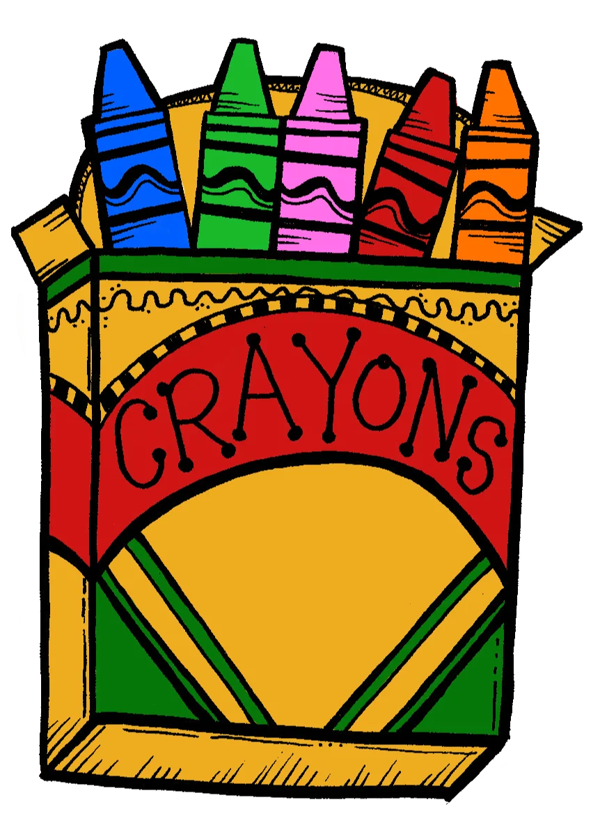 Colorful Crayon Box Clipart: A Joyful Collection of Artistic Drawing Tools