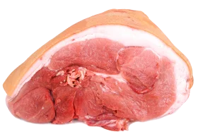 Fresh Raw Pork Ham Slice Culinary Clipart Illustration for Cooking Enthusiasts