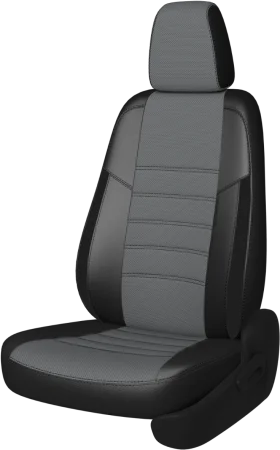 Modern Automotive Seat Clipart with Ergonomic Design and Sleek Gray Styling