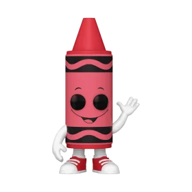 Adorable Crimson Crayon Clipart Character with Playful Personality