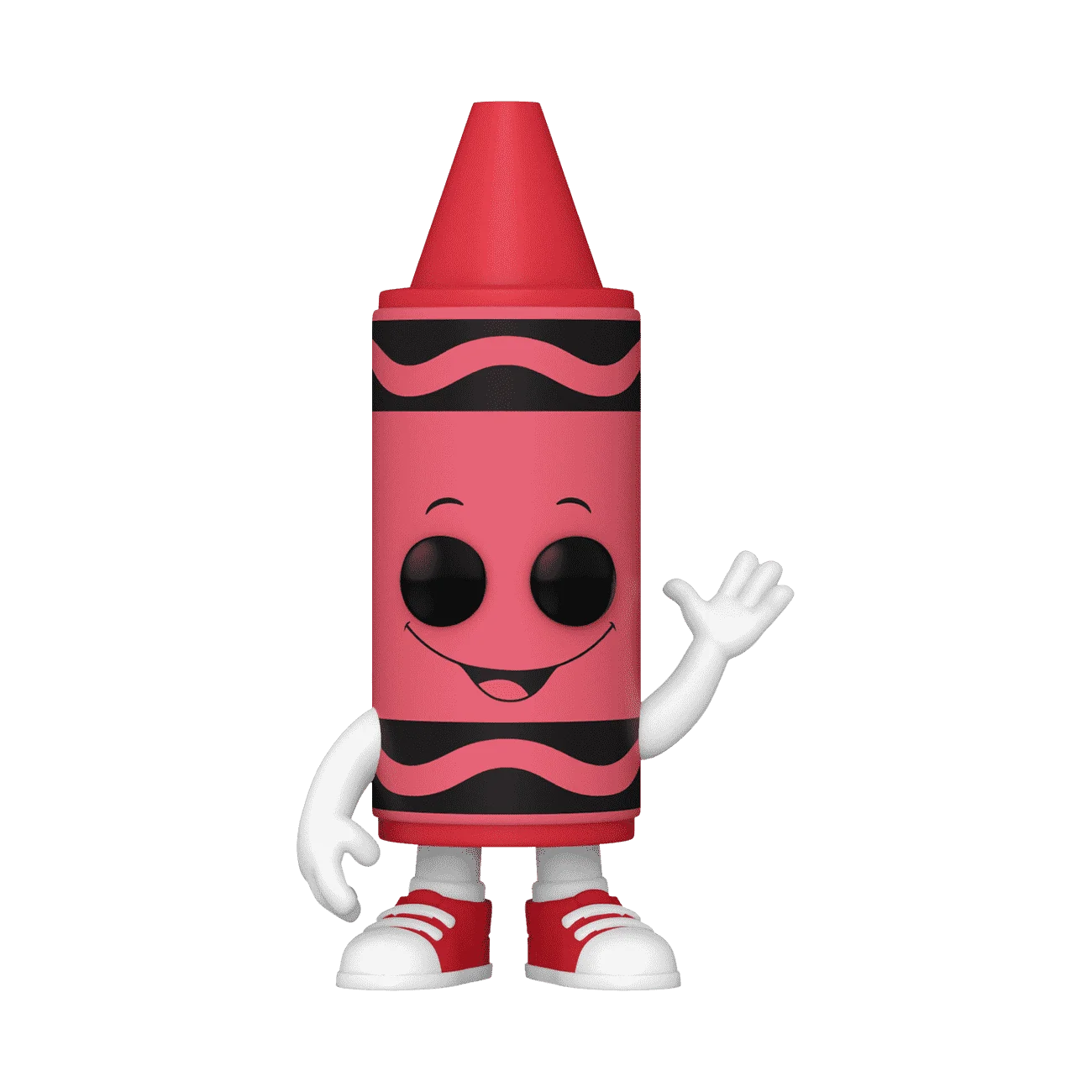 Adorable Crimson Crayon Clipart Character with Playful Personality