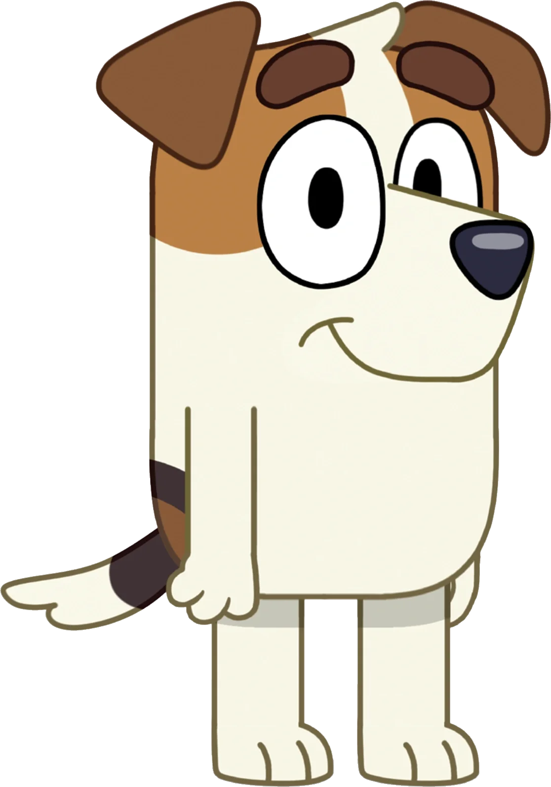 Adorable Jack Russell Terrier Cartoon Clipart with Playful Expression