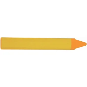 Bright Yellow and Orange Gradient Crayon Clipart with Pointed Tip