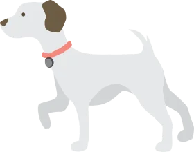 Charming Jack Russell Terrier Clipart: Playful Pup in Stylized Vector Design