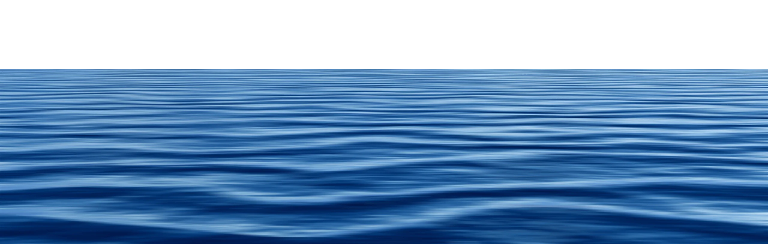Serene Blue Ocean Waves Calm Surface Minimalist Clipart Design Illustration