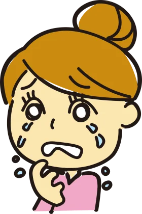 Emotional Cartoon Girl Clipart: Expressing Intense Sadness with Tears