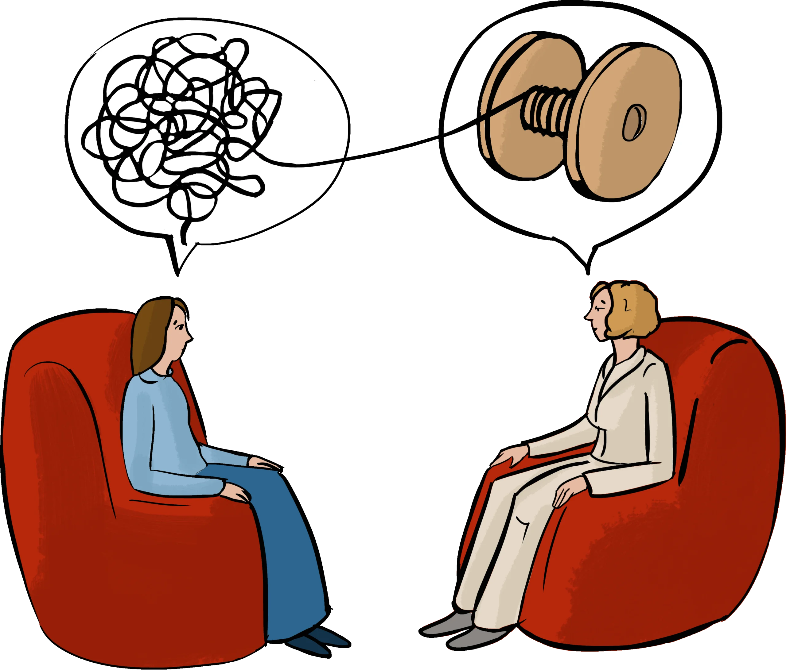 Psychological Counseling Clipart: Unraveling Mental Knots Through Therapy