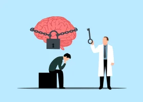 Psychological Freedom: Breaking Mental Chains of Constraint and Limitation Clipart