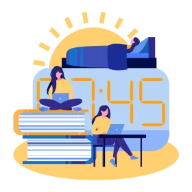Studying Smart: A Colorful Clipart Guide to Effective Learning and Time Management