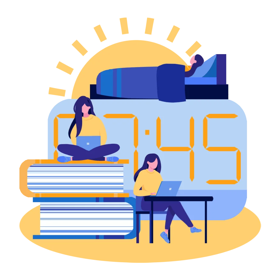 Studying Smart: A Colorful Clipart Guide to Effective Learning and Time Management