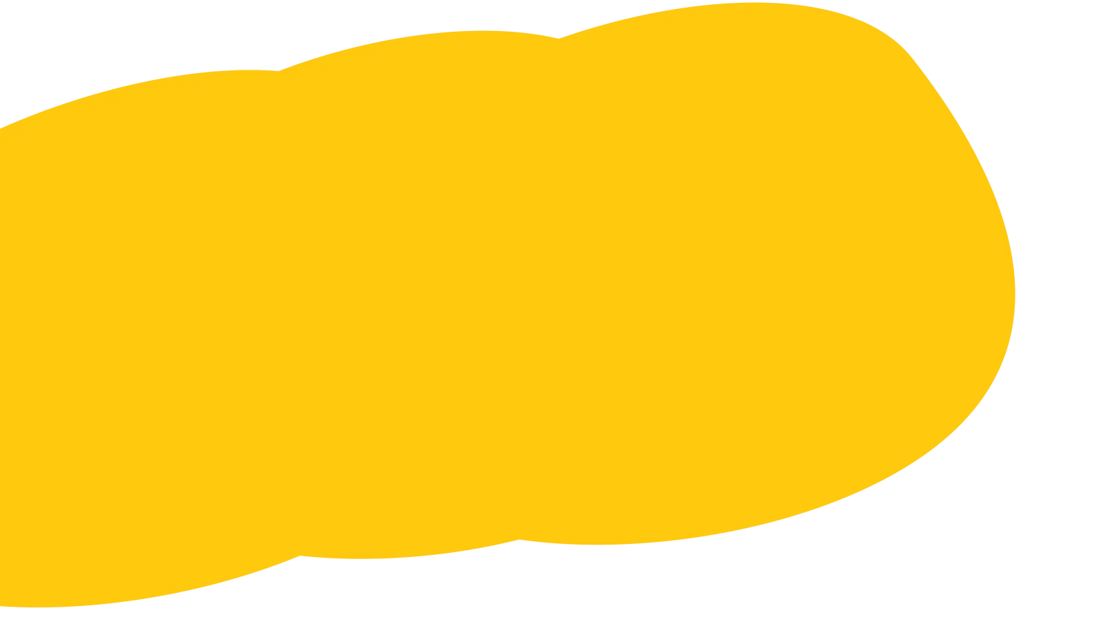 Sunshine Yellow Abstract Speech Bubble Clipart Design Element