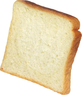 Simple Golden-Brown Toasted Bread Slice Clipart Illustration for Culinary Design