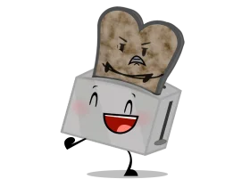 Comical Toaster and Burnt Toast Clipart: A Whimsical Kitchen Appliance Adventure