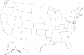 Minimalist United States Outline Clipart - Simplified Geographical Sketch Map