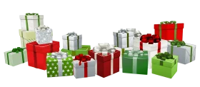 Festive Holiday Gift Boxes Collection Seasonal Christmas Clipart Design