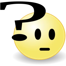 Perplexed Question Mark Smiley Clipart: Confusion and Uncertainty Illustrated