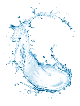 Dynamic Water Splash Clipart - Fluid Motion Captured in Crystal Clear Liquid Design