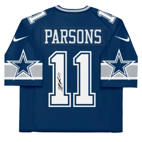 Dallas Cowboys Football Jersey Number 11 Parsons Signature Clipart Design