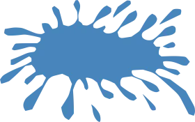 Dynamic Blue Ocean Water Splash Clipart Vector Graphic Design Element