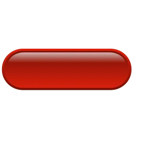 Glossy Red Rounded Rectangular Clipart Button with Smooth Gradient Shading
