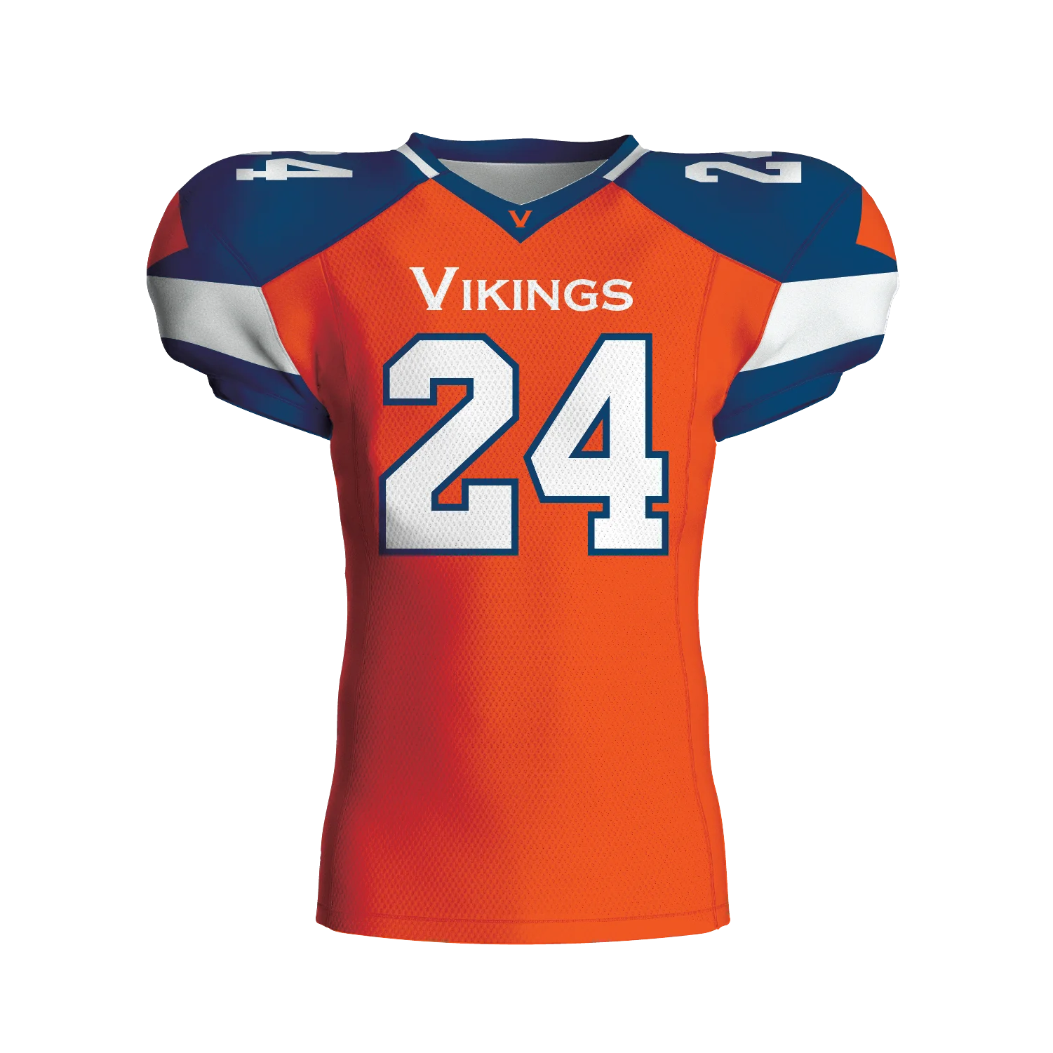 Vikings Football Jersey Number 24 Sports Clipart Design Template