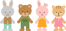 Adorable Forest Friends Cartoon Animal Characters Clipart Collection