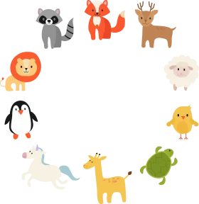 Adorable Woodland and Wildlife Creature Clipart Collection for Kids
