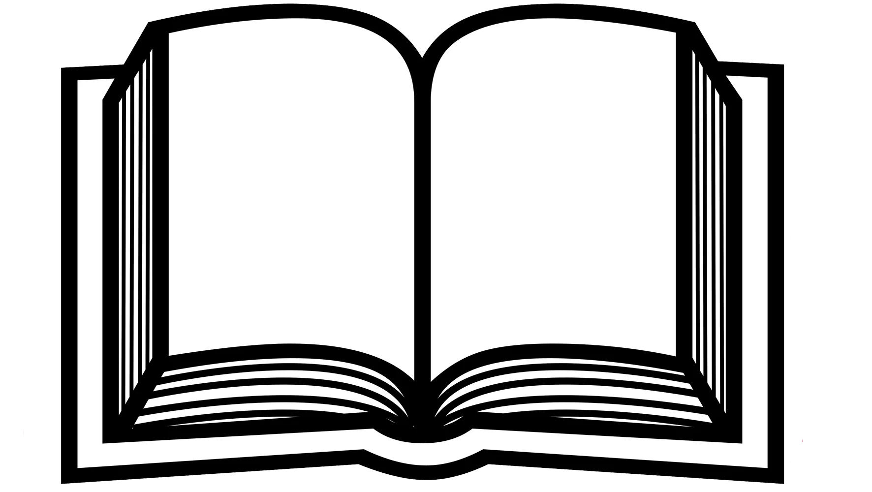 Classic Open Book Clipart: Symbolic Representation of Knowledge and Learning
