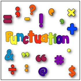 Colorful Punctuation Marks Clipart: A Playful Typography Design Collection