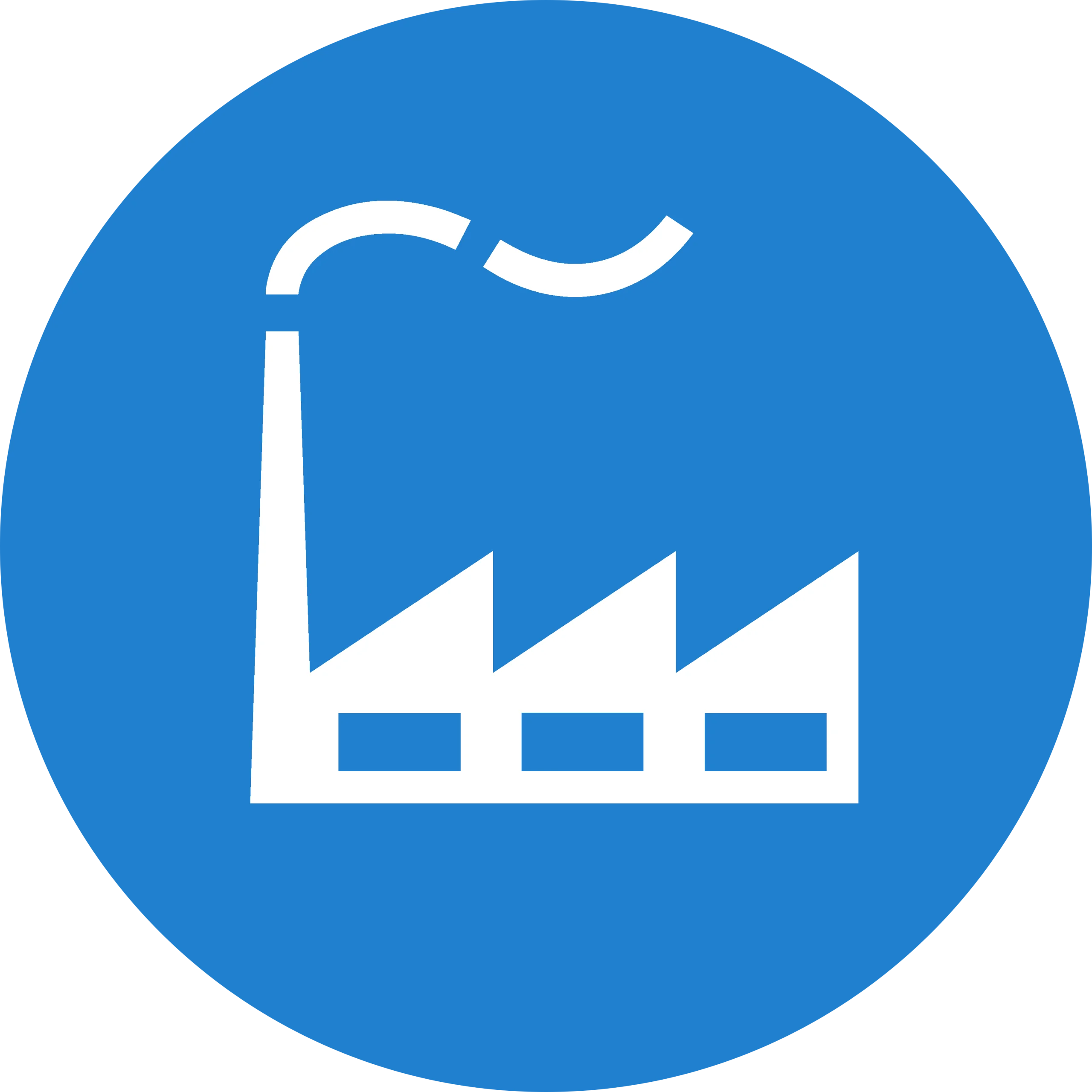 Industrial Manufacturing Factory Building Silhouette Clipart Icon Design
