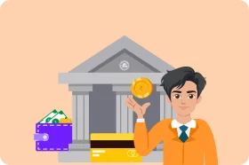 Professional Financial Services Clipart Depicting Modern Banking Concept