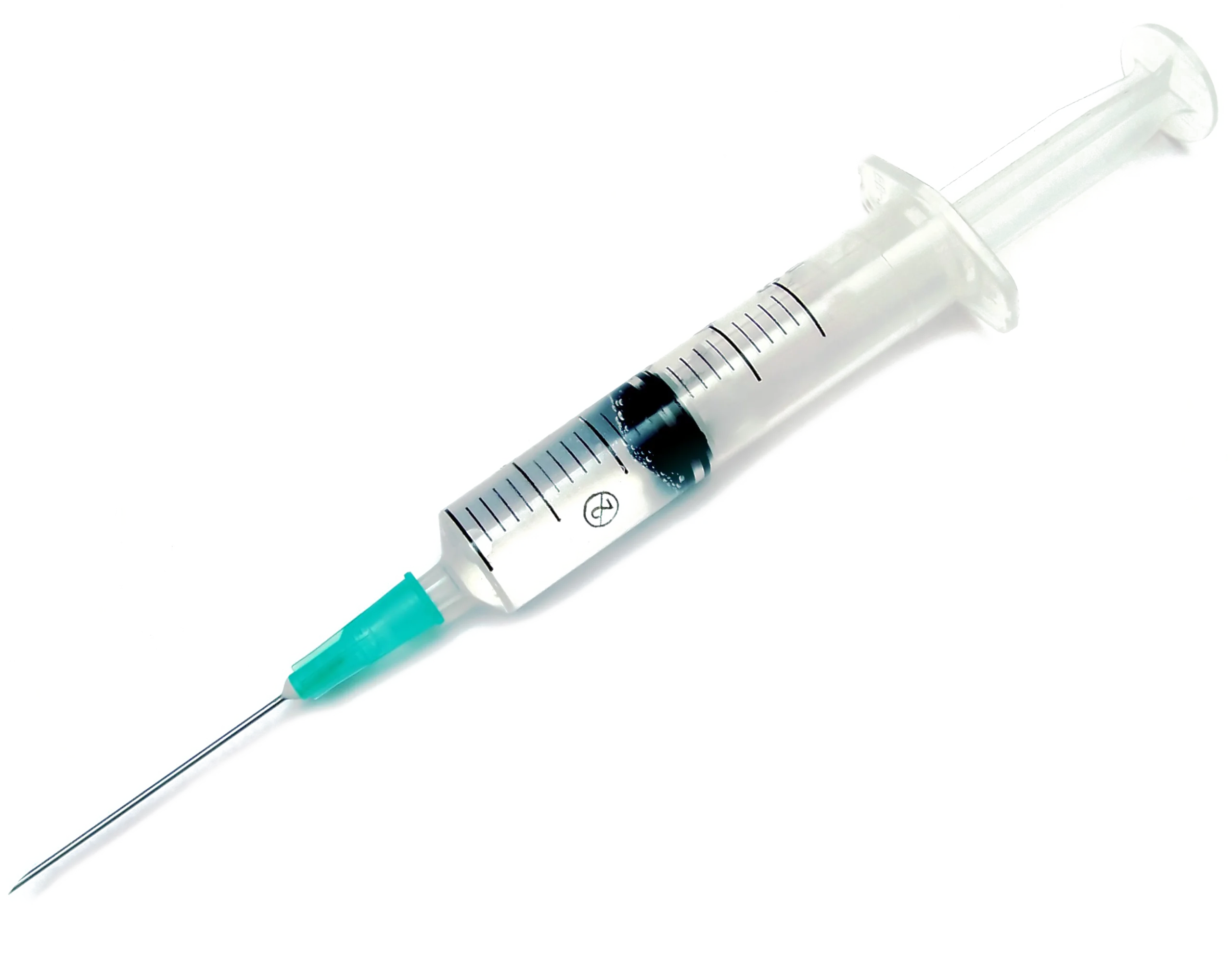 Medical Precision Hypodermic Needle and Syringe Clipart Design Element