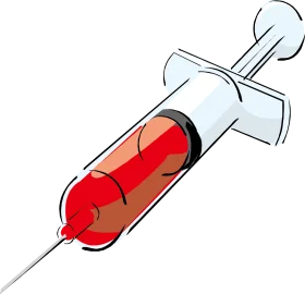 Medical Precision Syringe Clipart: A Bold Illustration of Healthcare Instrument
