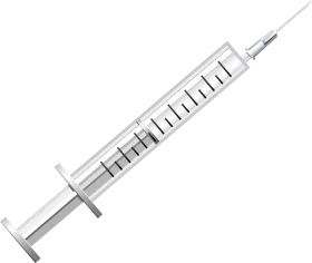 Medical Precision Syringe Clipart Illustration for Healthcare Design