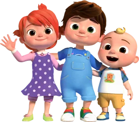 Cheerful Cartoon Kids Clipart: Playful Friends with Colorful Personalities