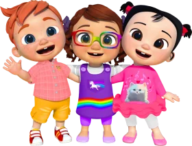 Fun-Loving Children Clipart Showcasing Playful Friendship and Colorful Personalities