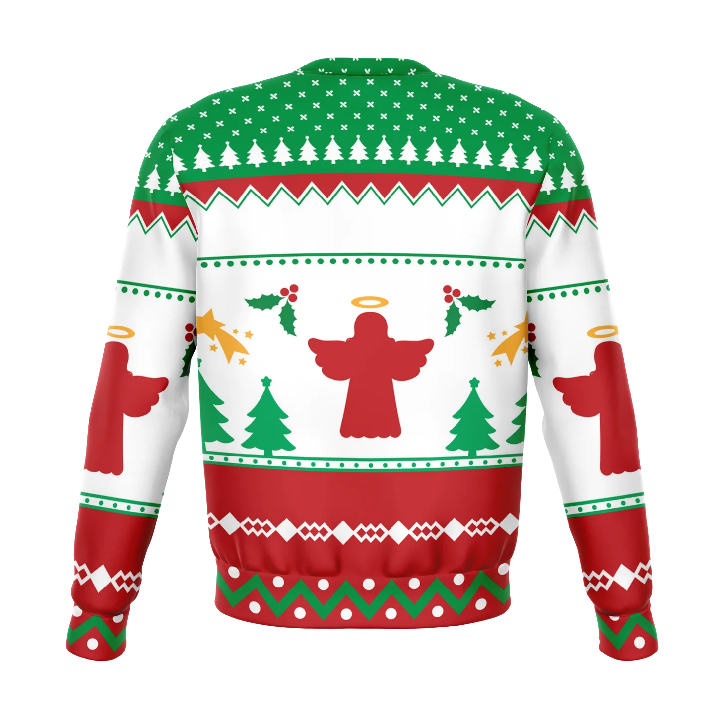 Festive Holiday Ugly Christmas Sweater Clipart with Traditional Winter Design