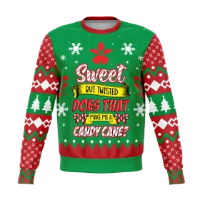 Festive Twisted Humor Christmas Sweater Clipart: Sweet but Mischievous Design