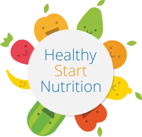 Cheerful Healthy Start Nutrition Clipart - Colorful Fruit Characters