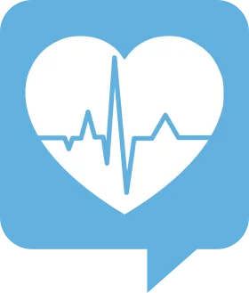 Heart Health Pulse Monitoring Wellness Clipart Icon Design