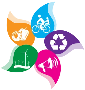 Eco-Friendly Sustainable Living Concepts Multicolor Clipart Design