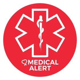 Star of Life Medical Alert Symbol - Professional Emergency Clipart Design