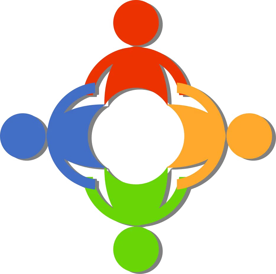 Collaborative Community Connection Teamwork Diversity Clipart Illustration