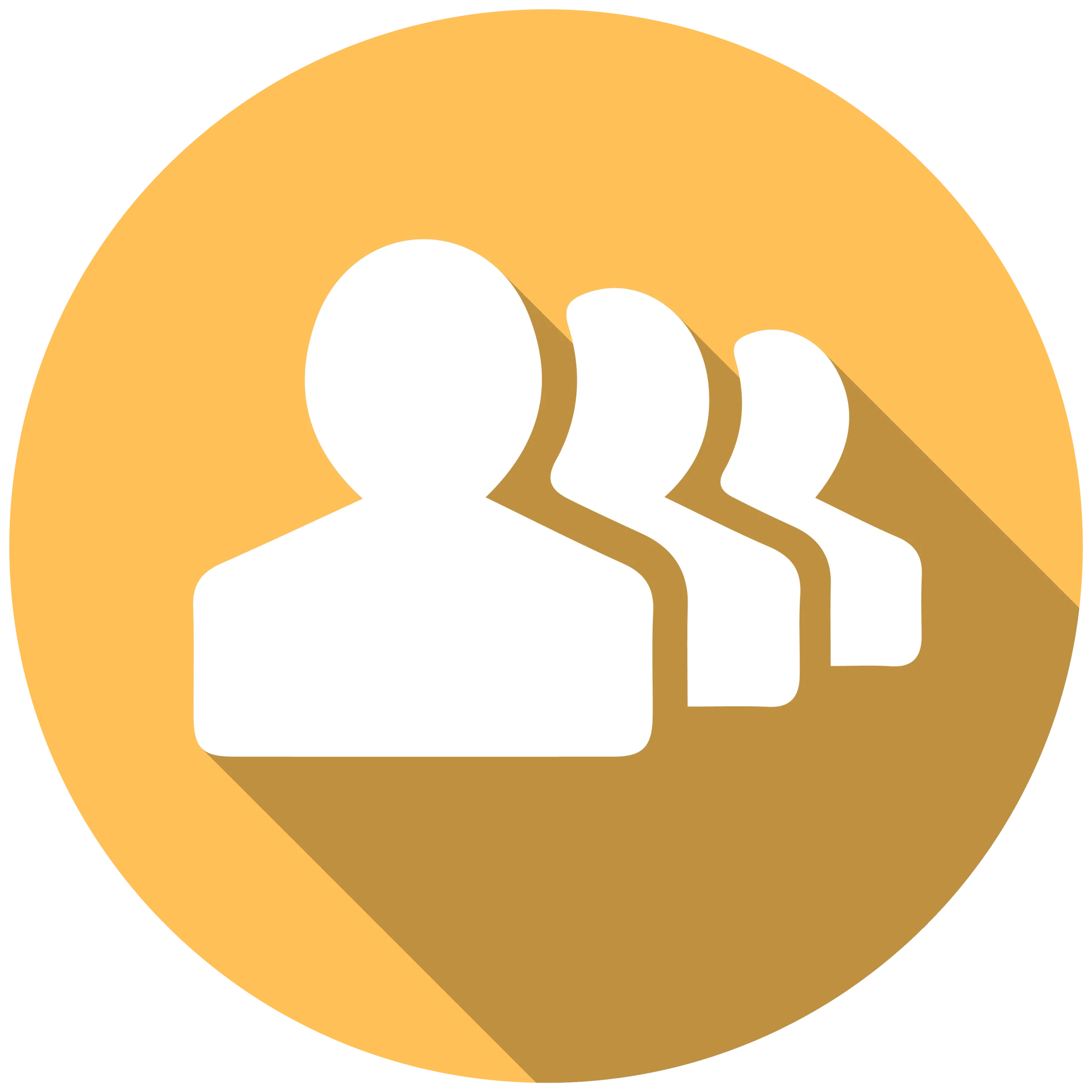 Simple User Group Silhouettes Community Interaction Clipart Icon Design