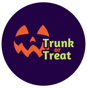 Spooky Jack-o'-Lantern Trunk or Treat Halloween Clipart Design