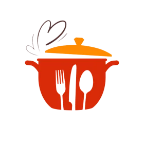 Culinary Harmony: Cooking Pot and Utensils Potluck Clipart Design