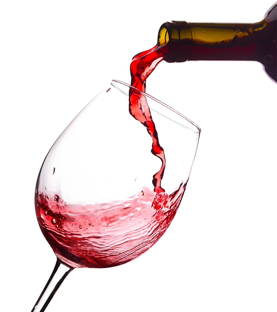 Elegant Red Wine Pouring Dynamic Motion Splash Clipart Artwork