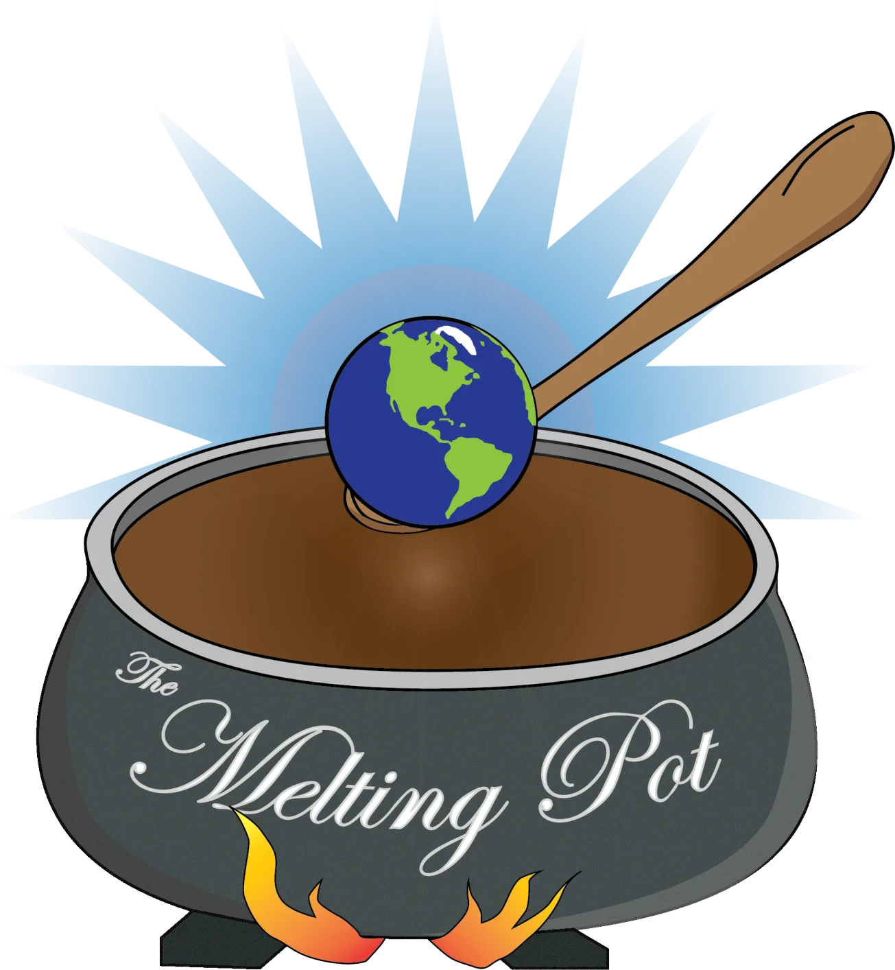 Global Melting Pot Multicultural Diversity Concept Clipart Design