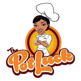 The Potluck Chef Clipart: Cheerful Cook Ready to Serve Delicious Culinary Creations