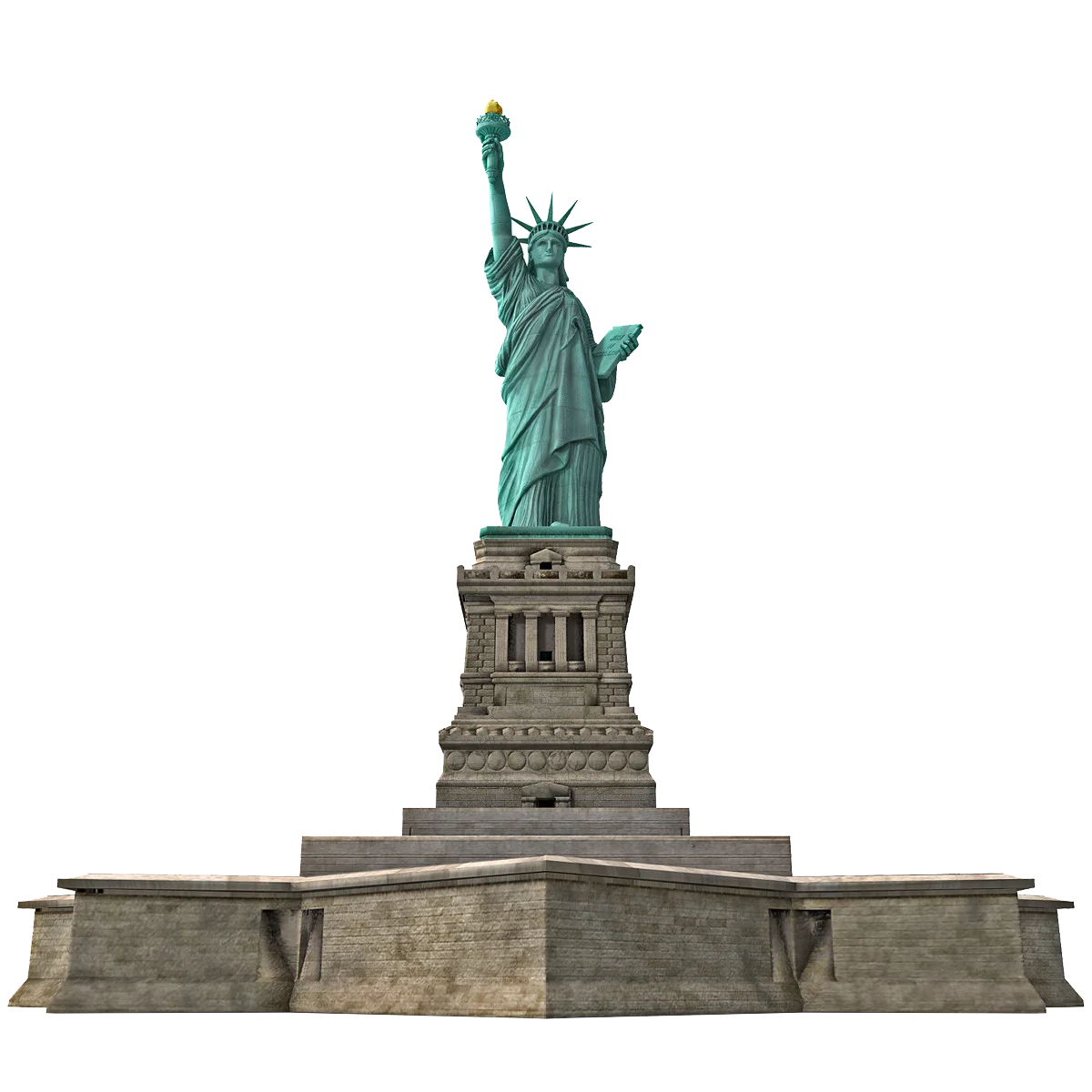 Iconic Statue of Liberty Clipart Depicting Freedom and American Ideals